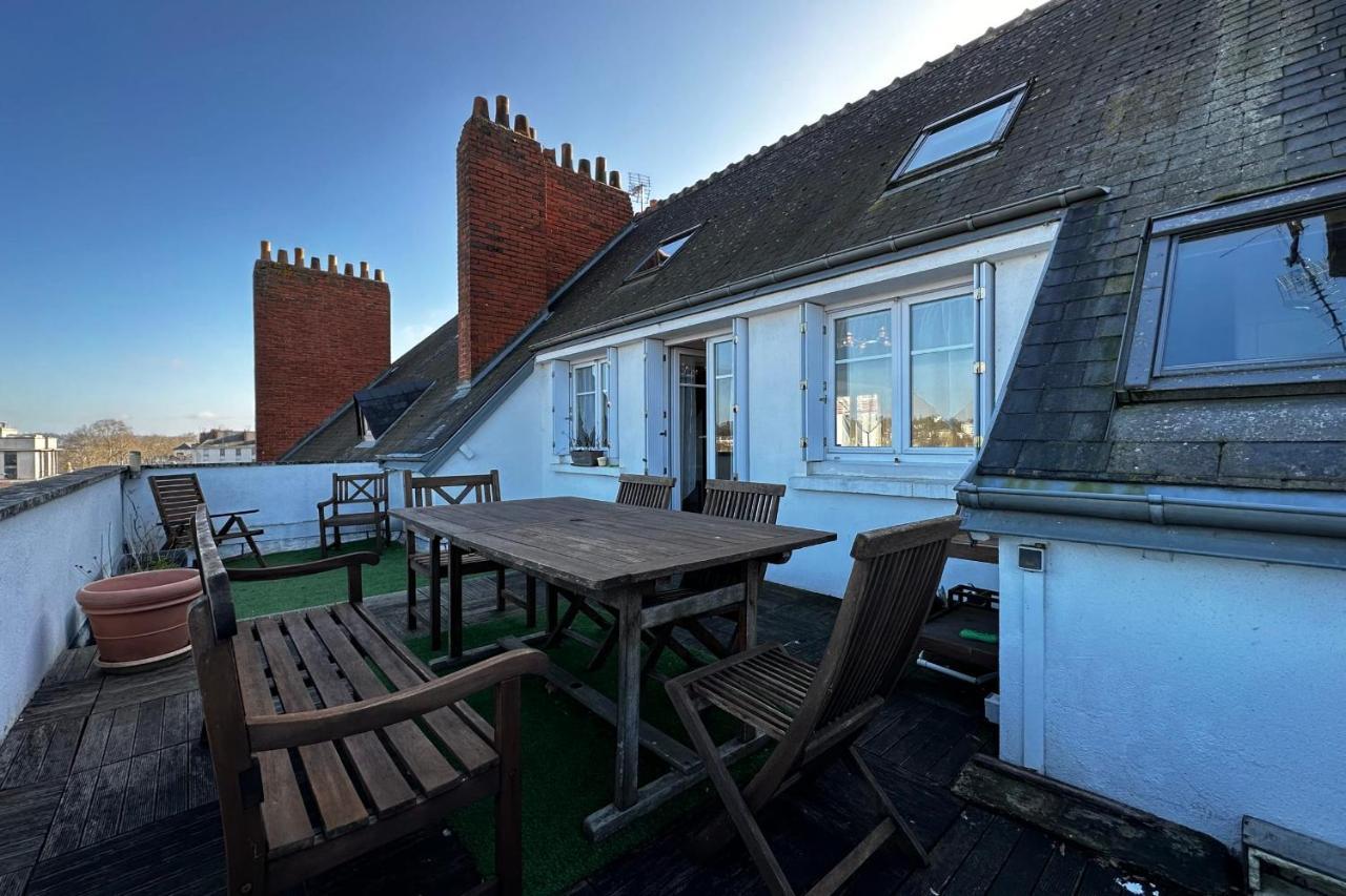 Beautiful Apartment With Terrace - Loire View Tours Exteriér fotografie